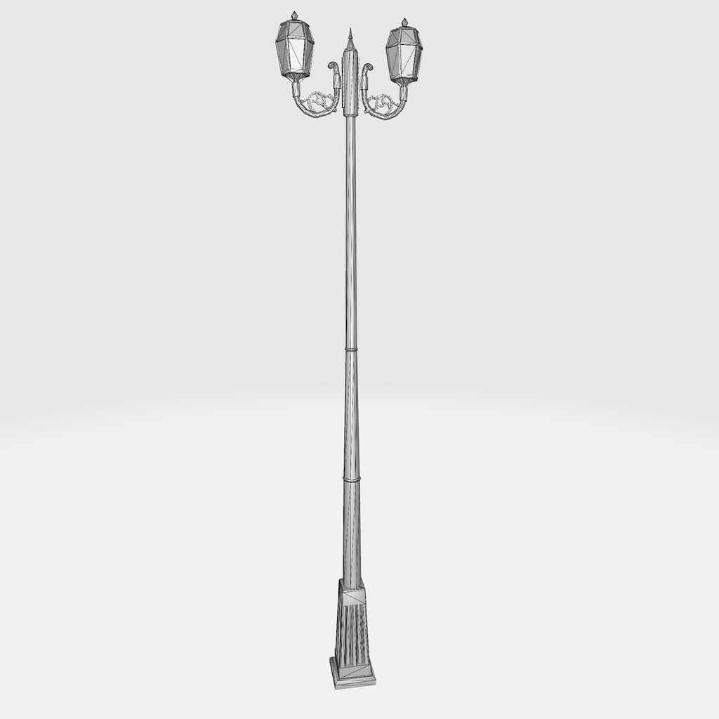 【3Dモデル】アンティーク街灯