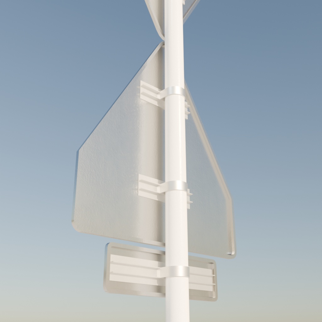 道路標識【3Dモデル・102種】【unitypackage】