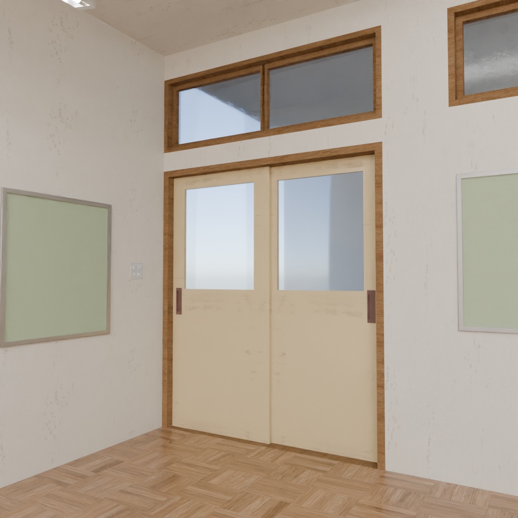 【3Dモデル】空き教室