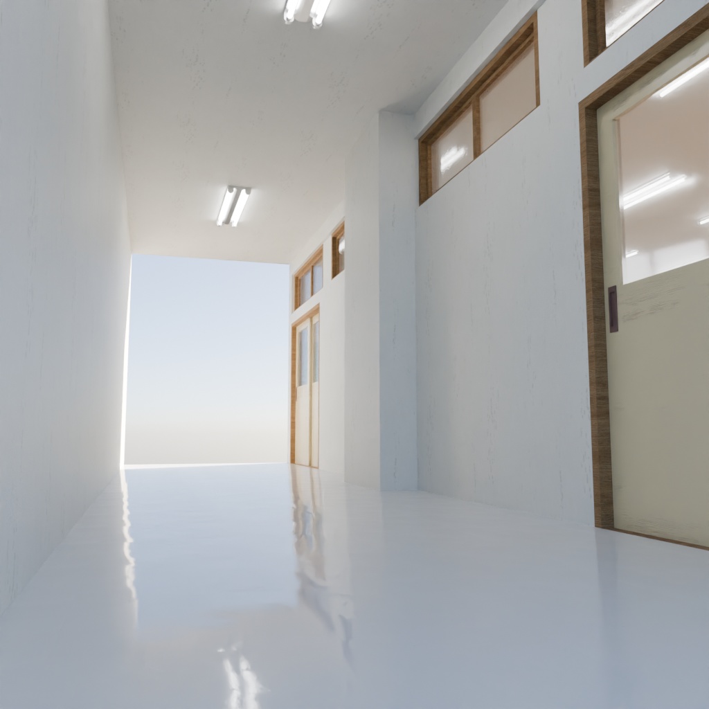 【3Dモデル】空き教室