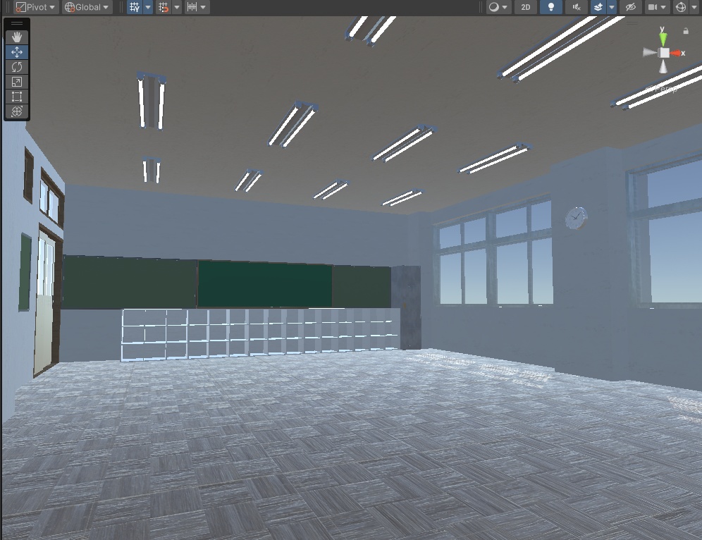 【3Dモデル】空き教室