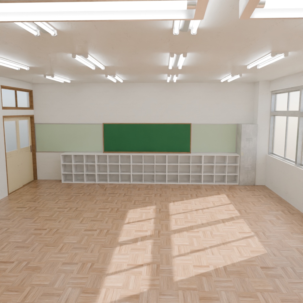 【3Dモデル】空き教室