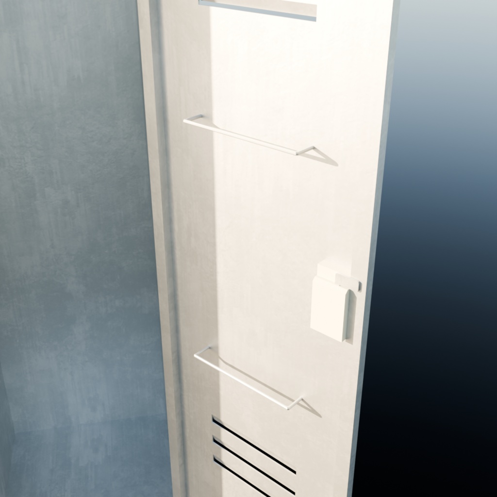 【3Dモデル】スチールロッカー