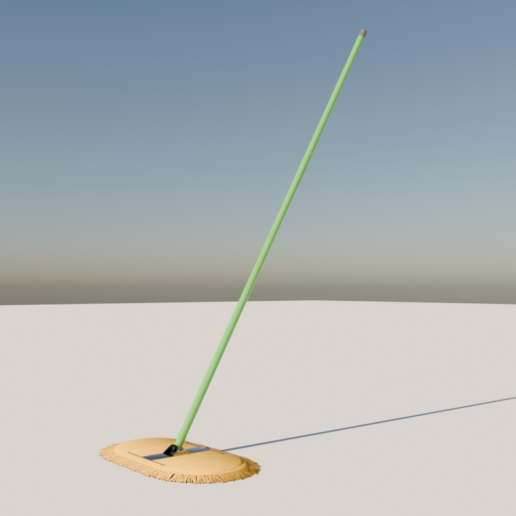 【3Dモデル】掃除用具ロッカーセット