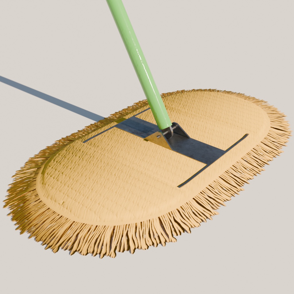 【3Dモデル】掃除用具ロッカーセット