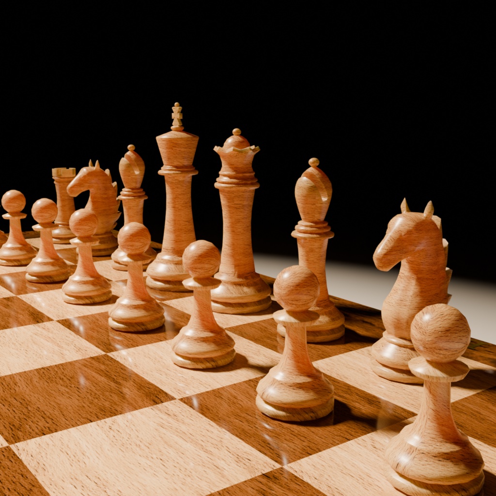 【3Dモデル】チェス