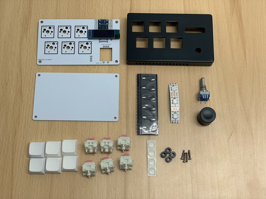 【自作キーボードキット】CYBORG PICO 2 【部品全部入り】