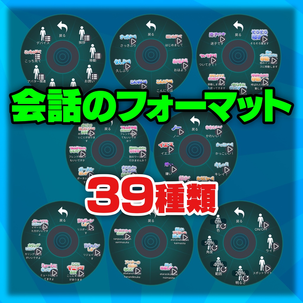【VRC想定】無言勢コミュニケーションツール【MA対応】