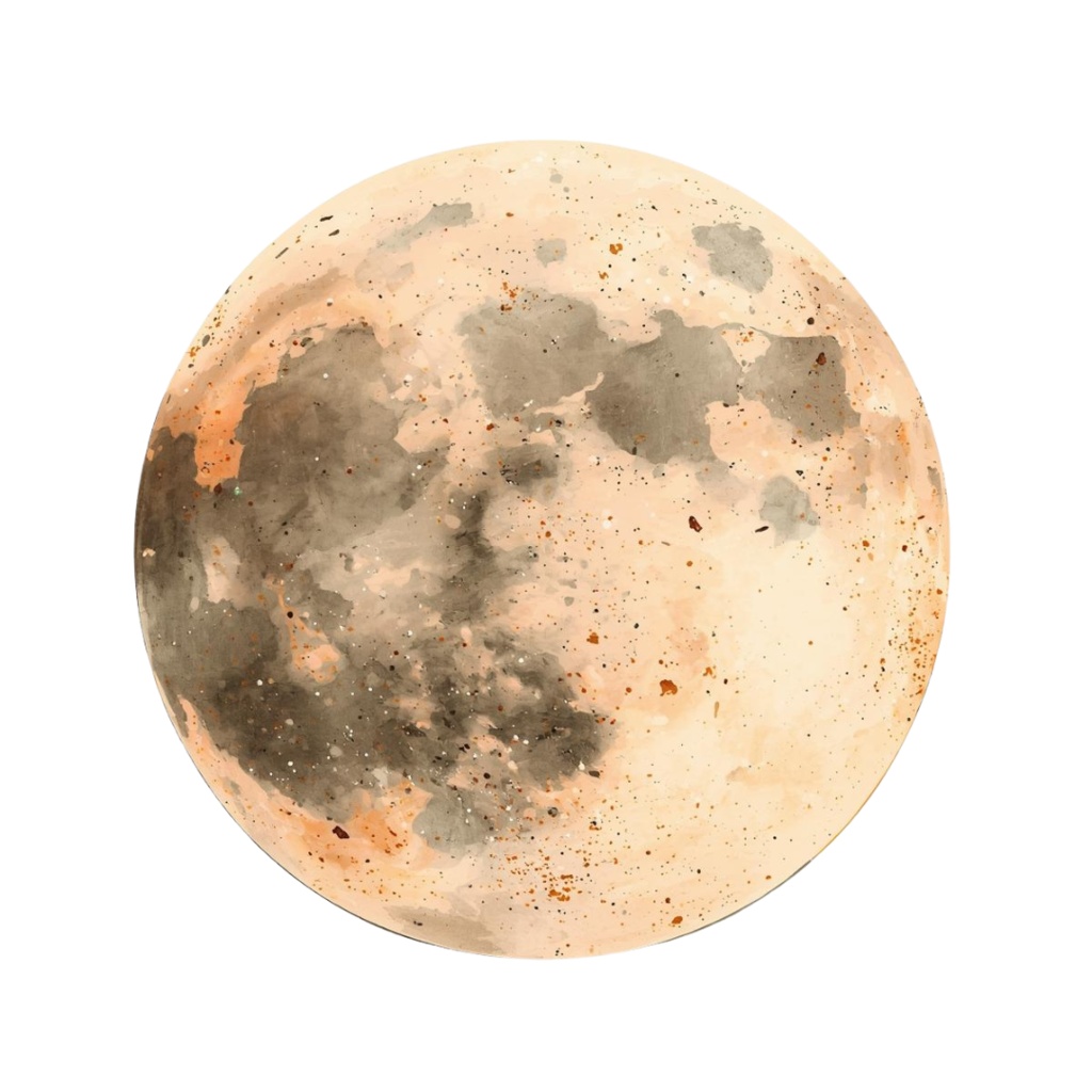 アンティークハロウィン 水彩クリップアートセット(PNG)