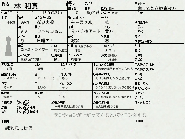 キャラ表メーカー