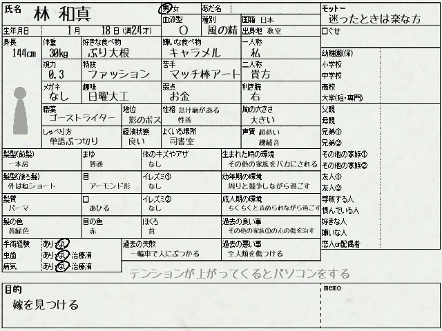 キャラ表メーカー