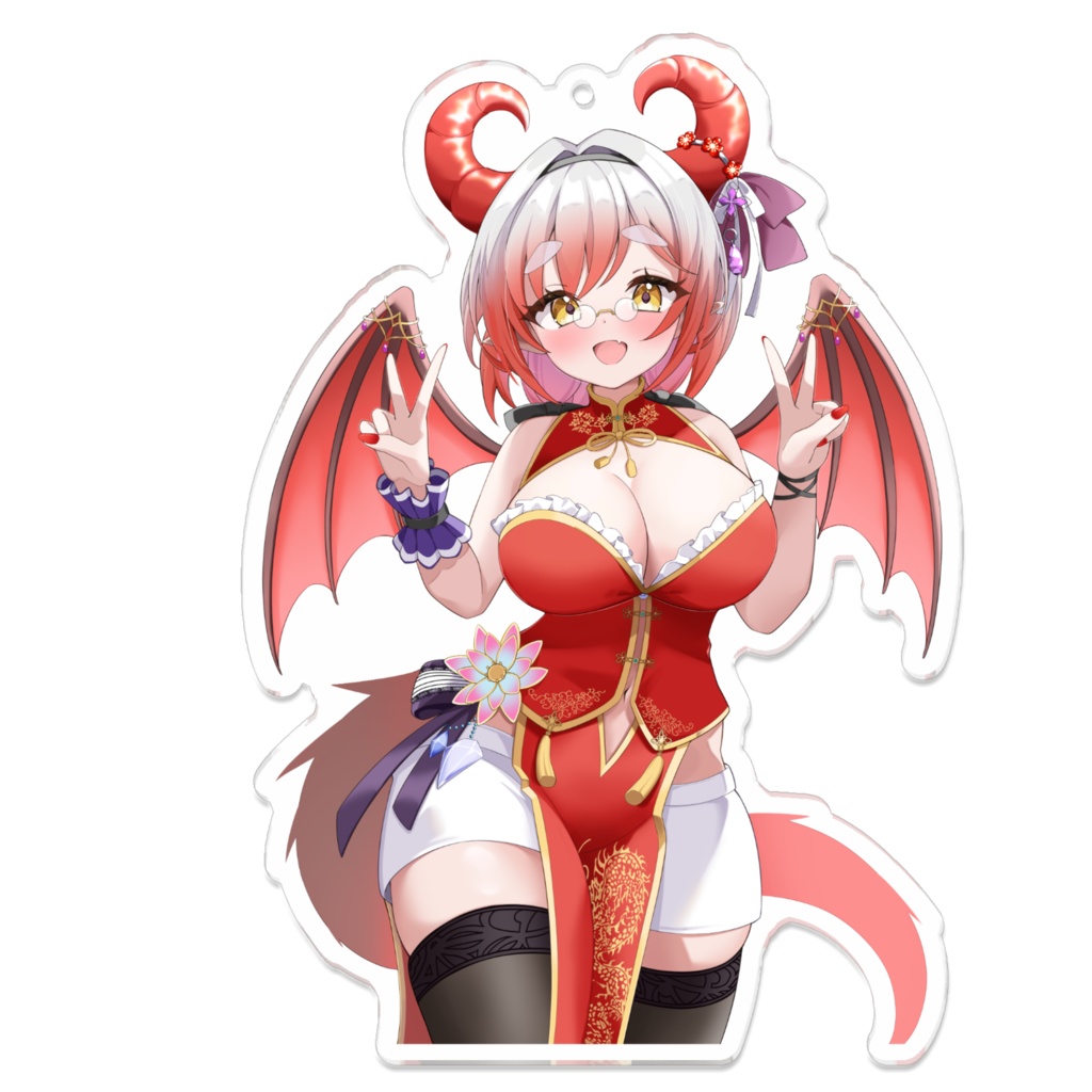 四周年記念アクリルキーホルダー