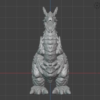 オリジナルクリーチャー【3Dプリンター・stlデータ】