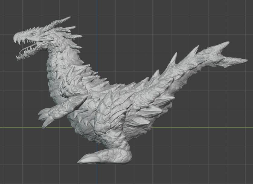 オリジナルクリーチャー【3Dプリンター・stlデータ】