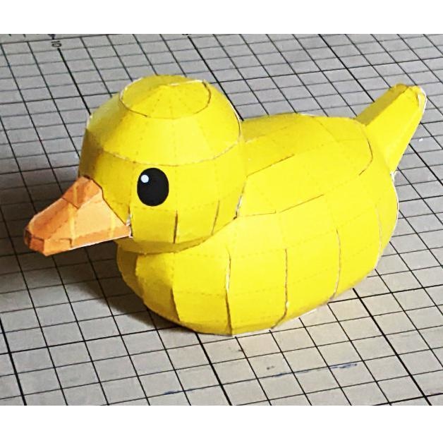 アヒルちゃん【ペーパークラフト】
