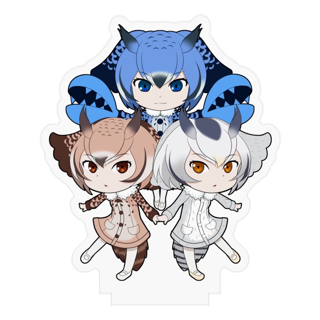 ひこうきトリオアクリルフィギュア