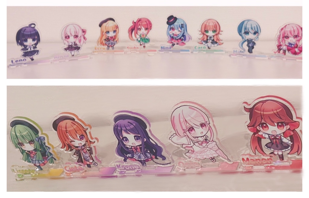 台座がつながる♪ プレート付きアクリルスタンドVol.1~Vol.4