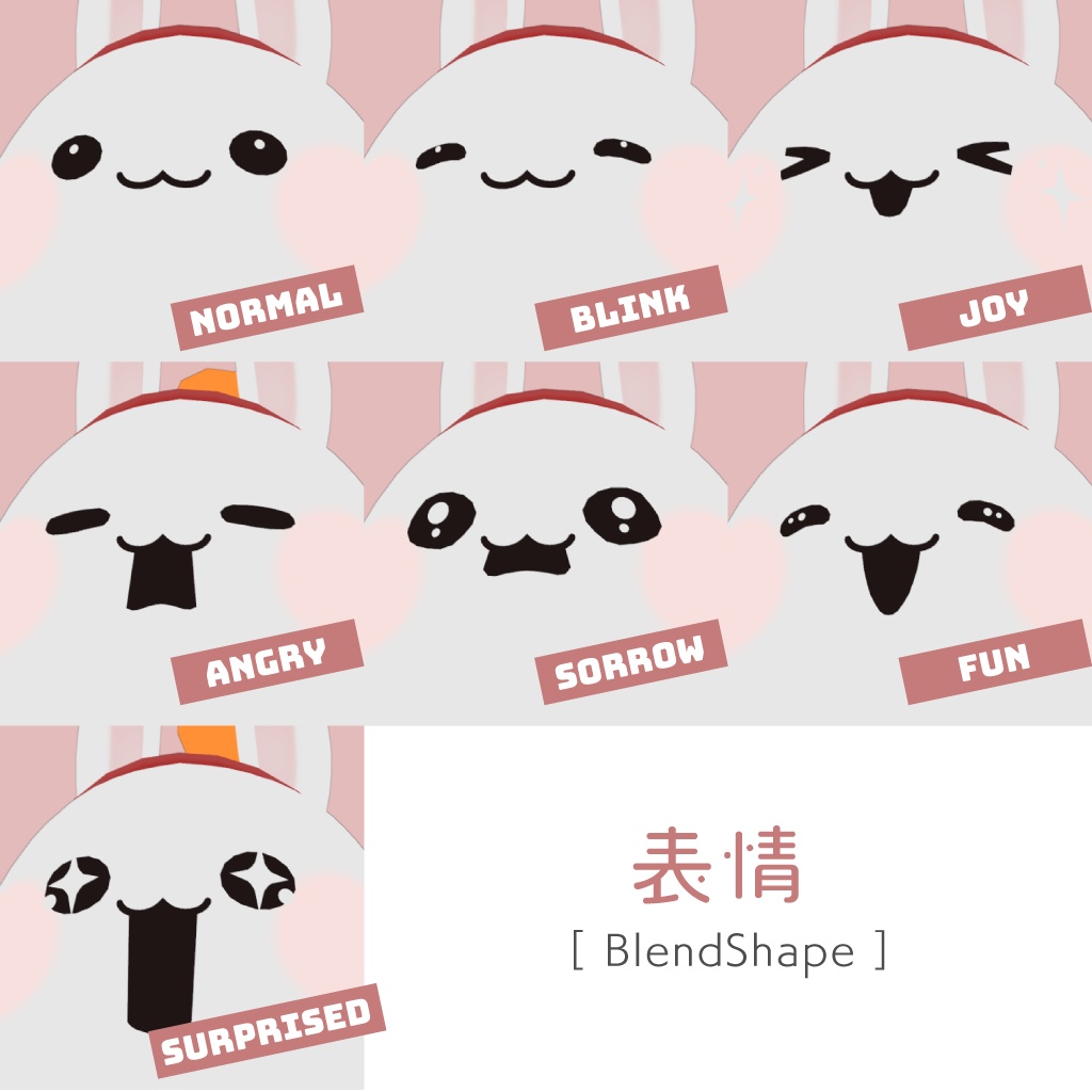 VRMアバター うさぎまるふよよ