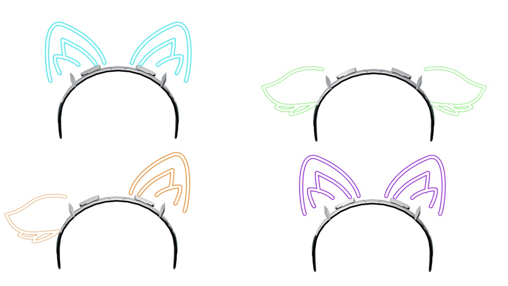 映像投影カチューシャ