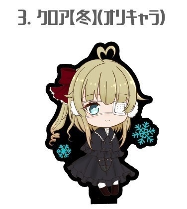 月城クロア アクリルキーホルダー(リニューアル)