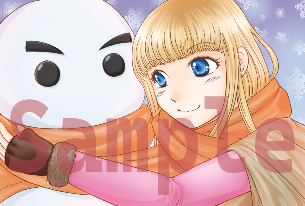 ロマンシングサガ3　モニカ&雪だるまポスカデータ