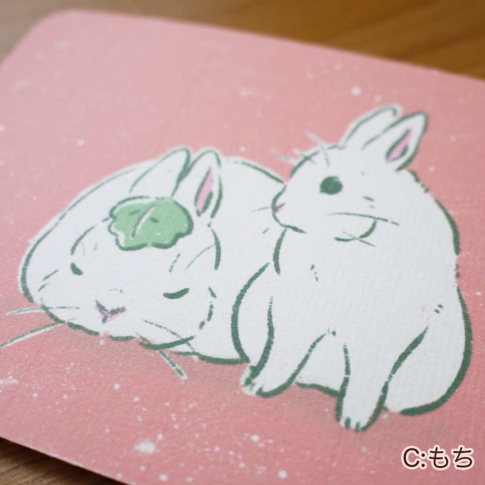 うさぎのポストカード