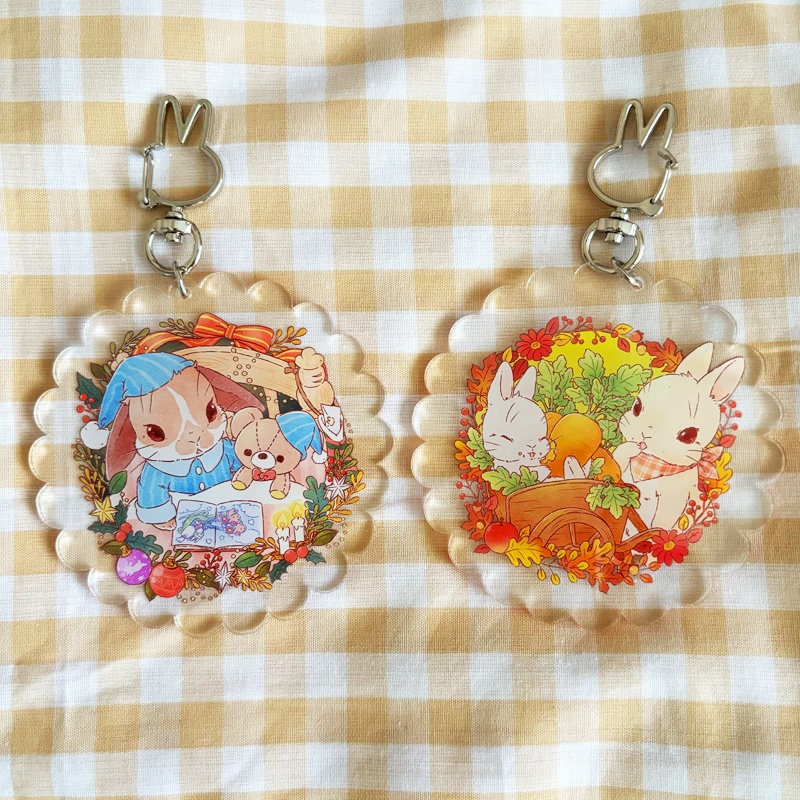 アクリルキーホルダー 秋・冬