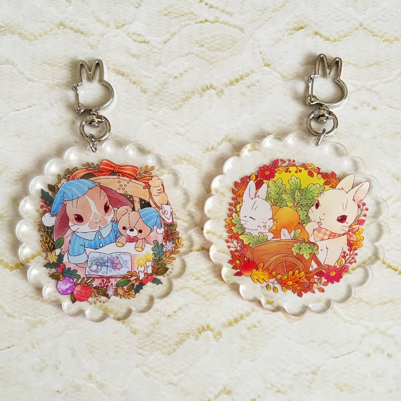 アクリルキーホルダー 秋・冬