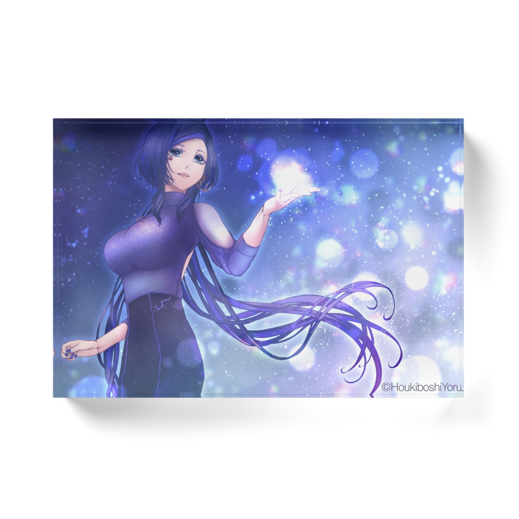 アクリルブロック(夜空のブルームスター)