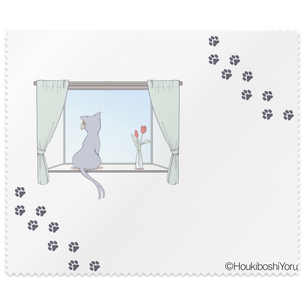メガネ拭き（よるねこ）