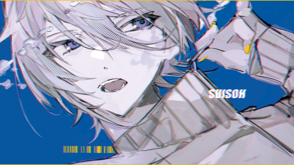 水槽 イラストステッカー Illustration By 榊間 水槽やさん 公式 Booth