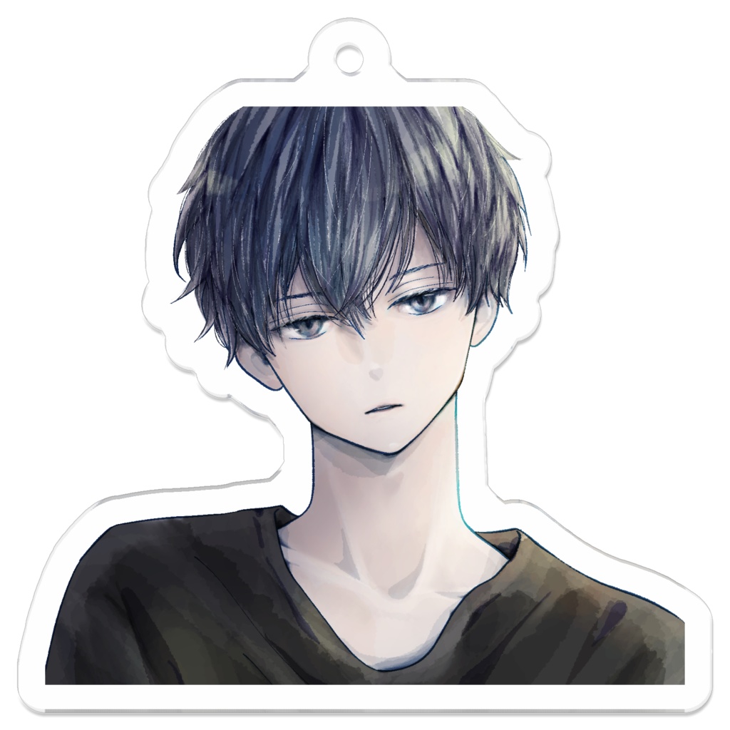 すずめくん 青年ドS/ヤンデレ/メンヘラ アクキー (黒)