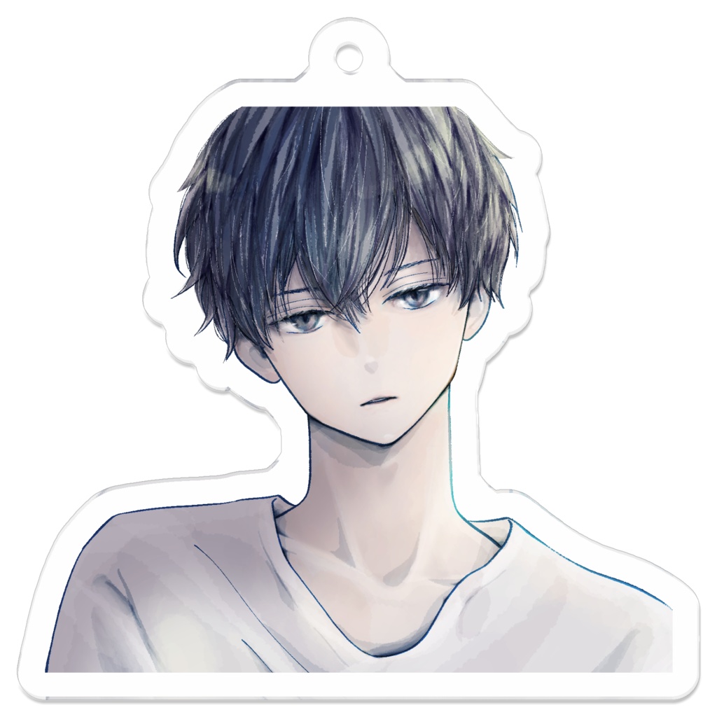 すずめくん 青年 ドS/ヤンデレ/メンヘラ アクキー (白)