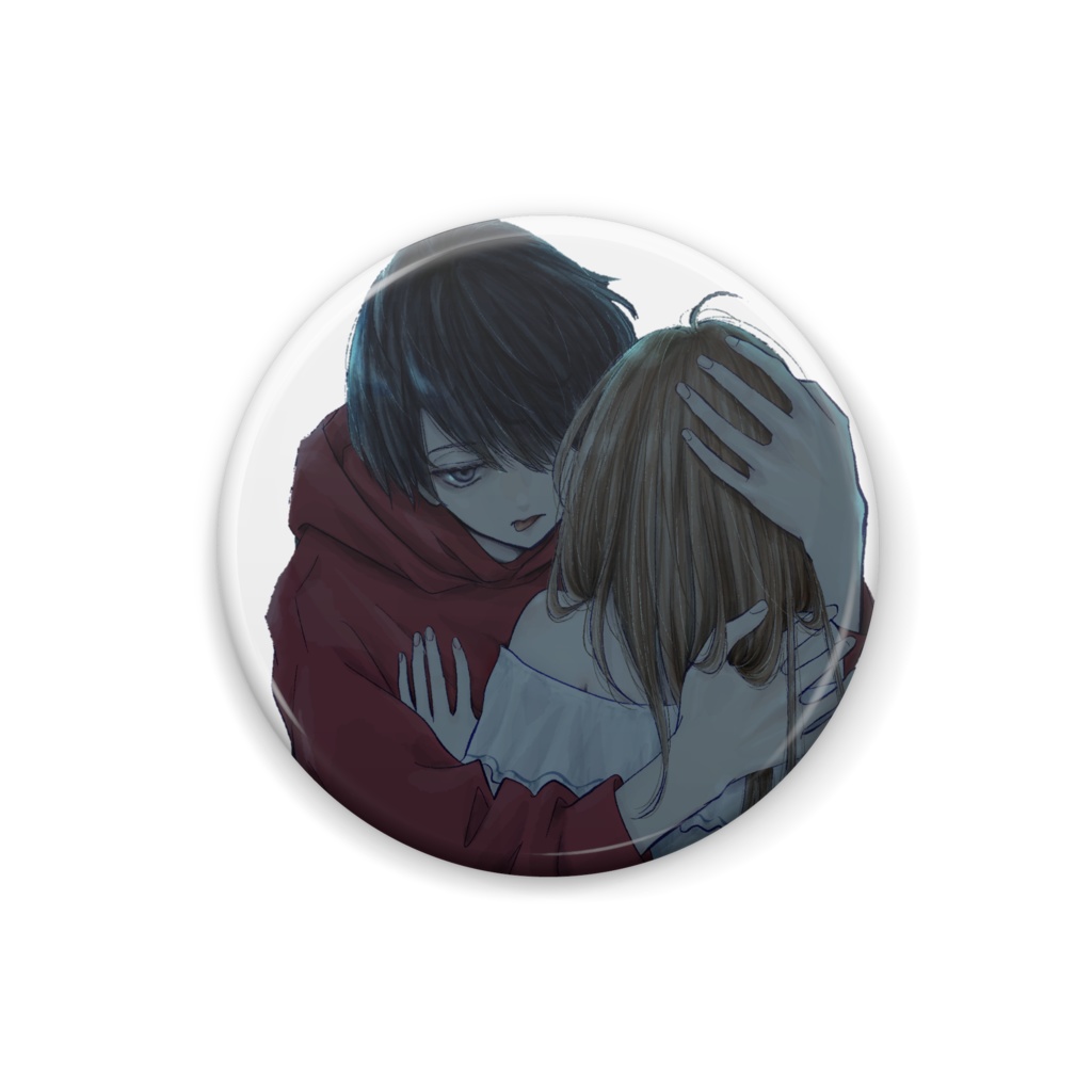 すずめくん ヤンデレ抱っこ 缶バッジ