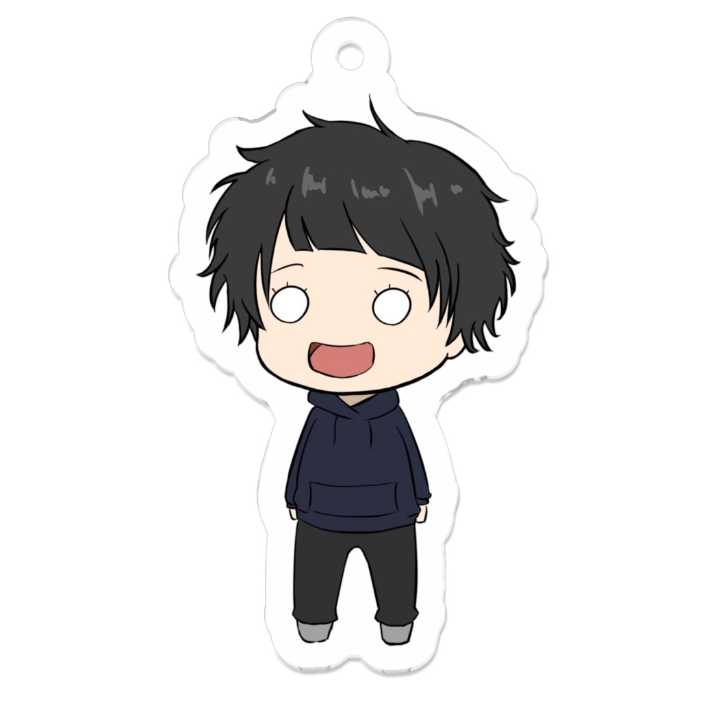 すずめくん ちびキャラ 白目 アクキー