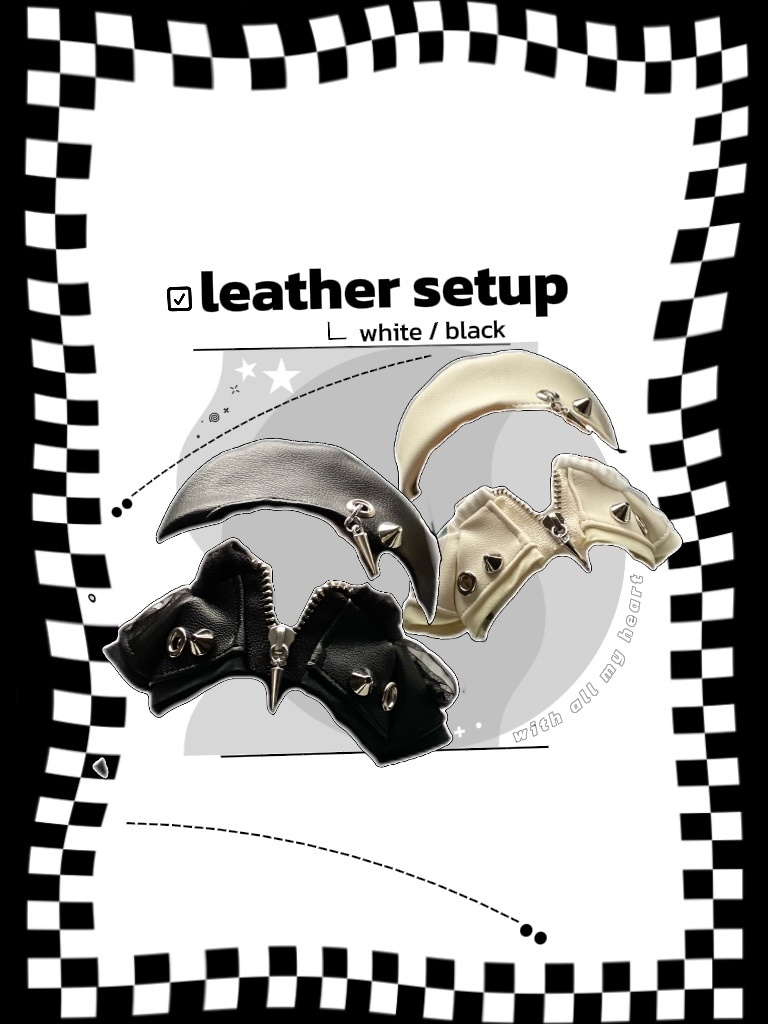 leather setup