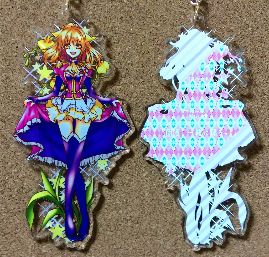 オンシジューム アクリルキーホルダー Blue Forest Booth
