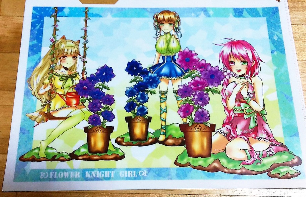 庭園クリアファイル