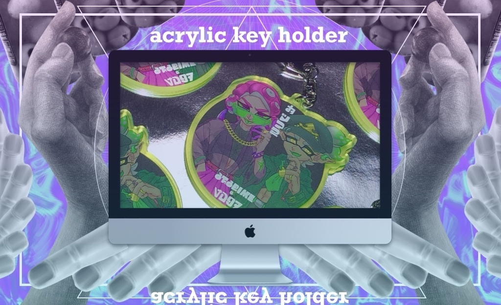 ｱﾀﾜｻアクリルキーホルダー