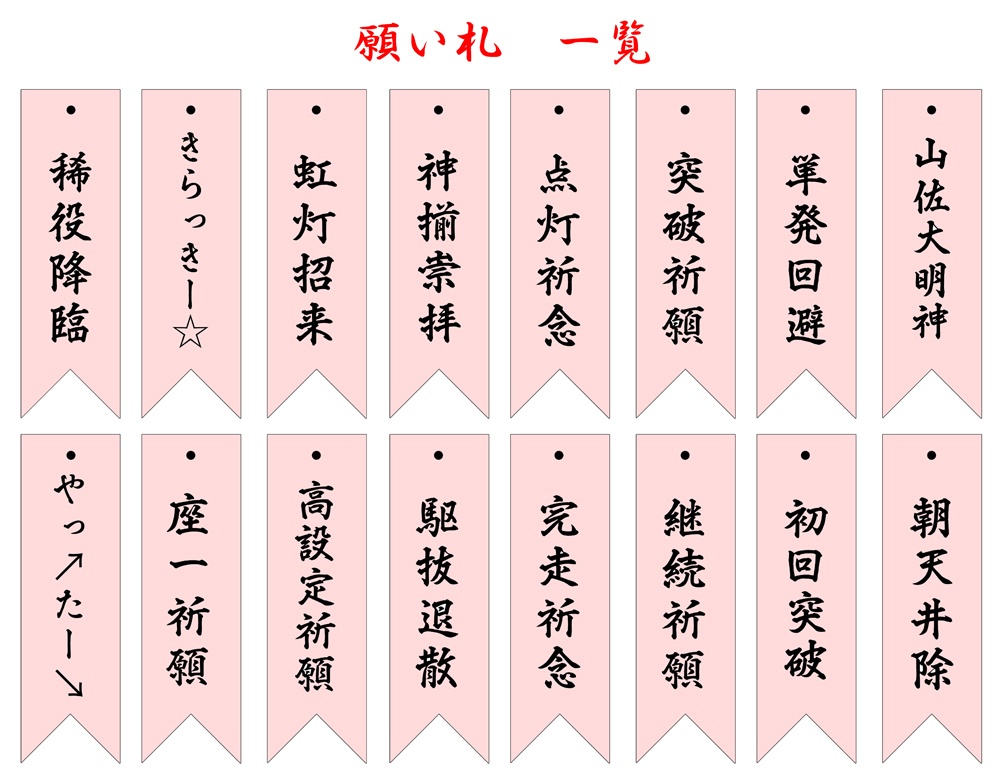 残機ちゃん開運絵馬