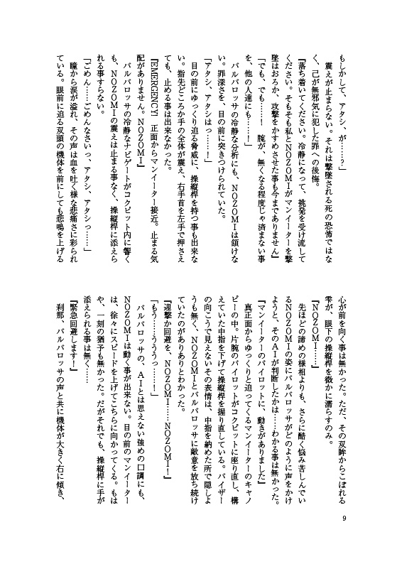 この空で、たった一人 たった一機4