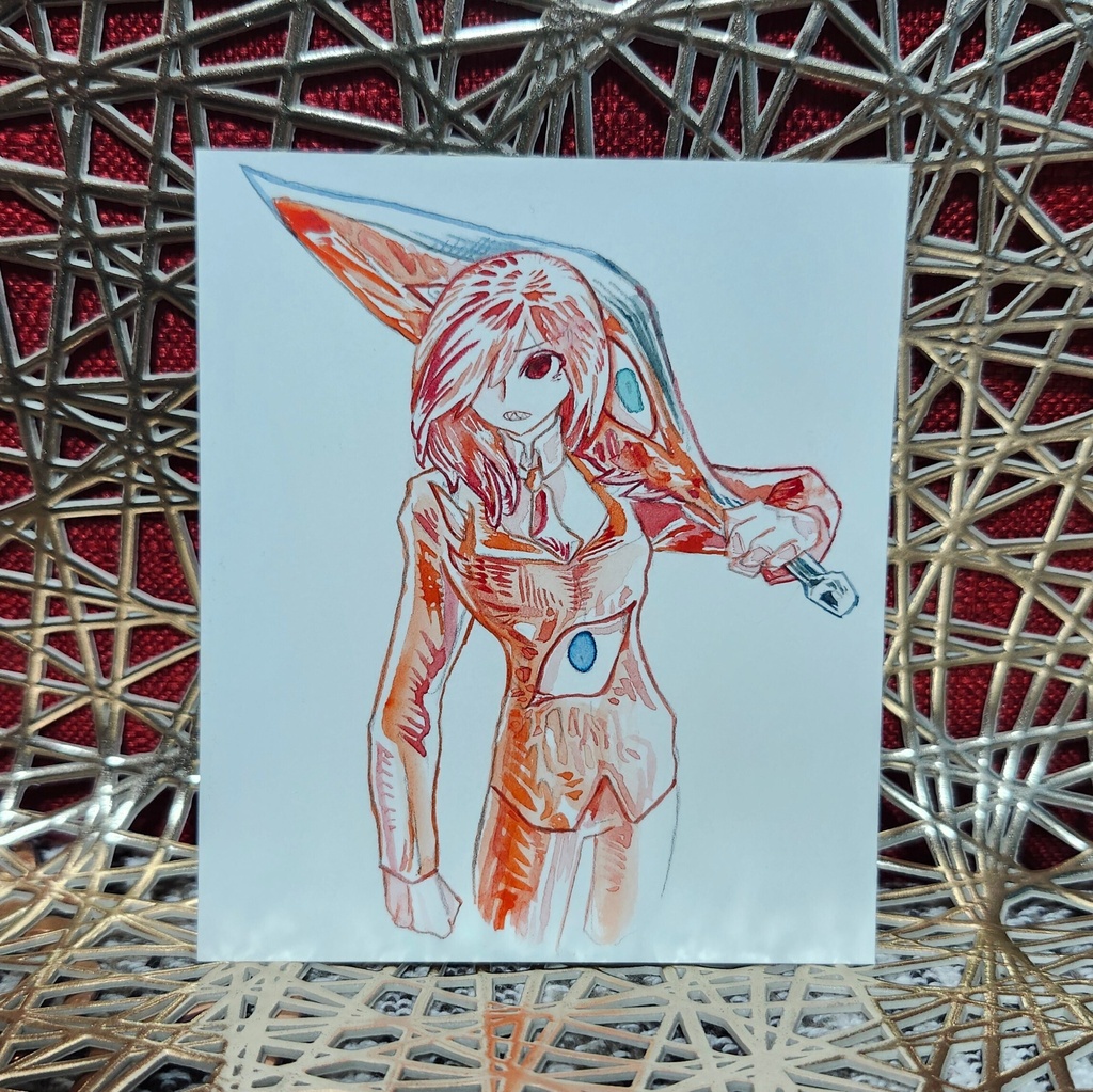 須転バオトのミニ水彩原画Vol.1 (バリエーション有)