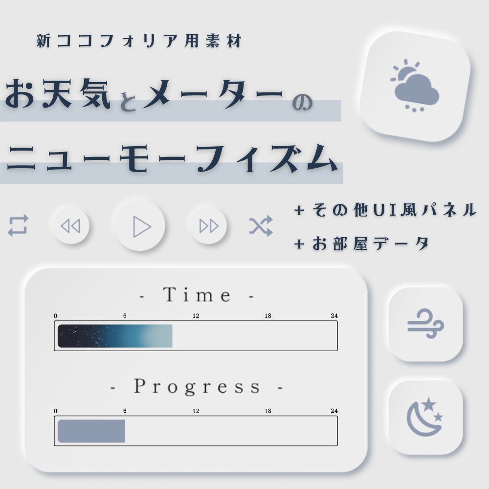 駒で管理するお天気とメーター＋α