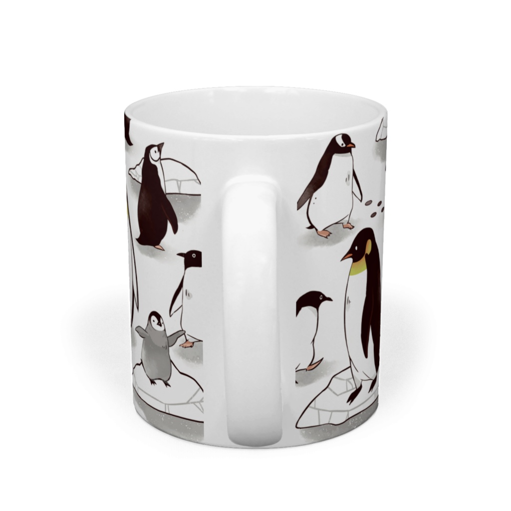 南極のペンギン達のマグカップ