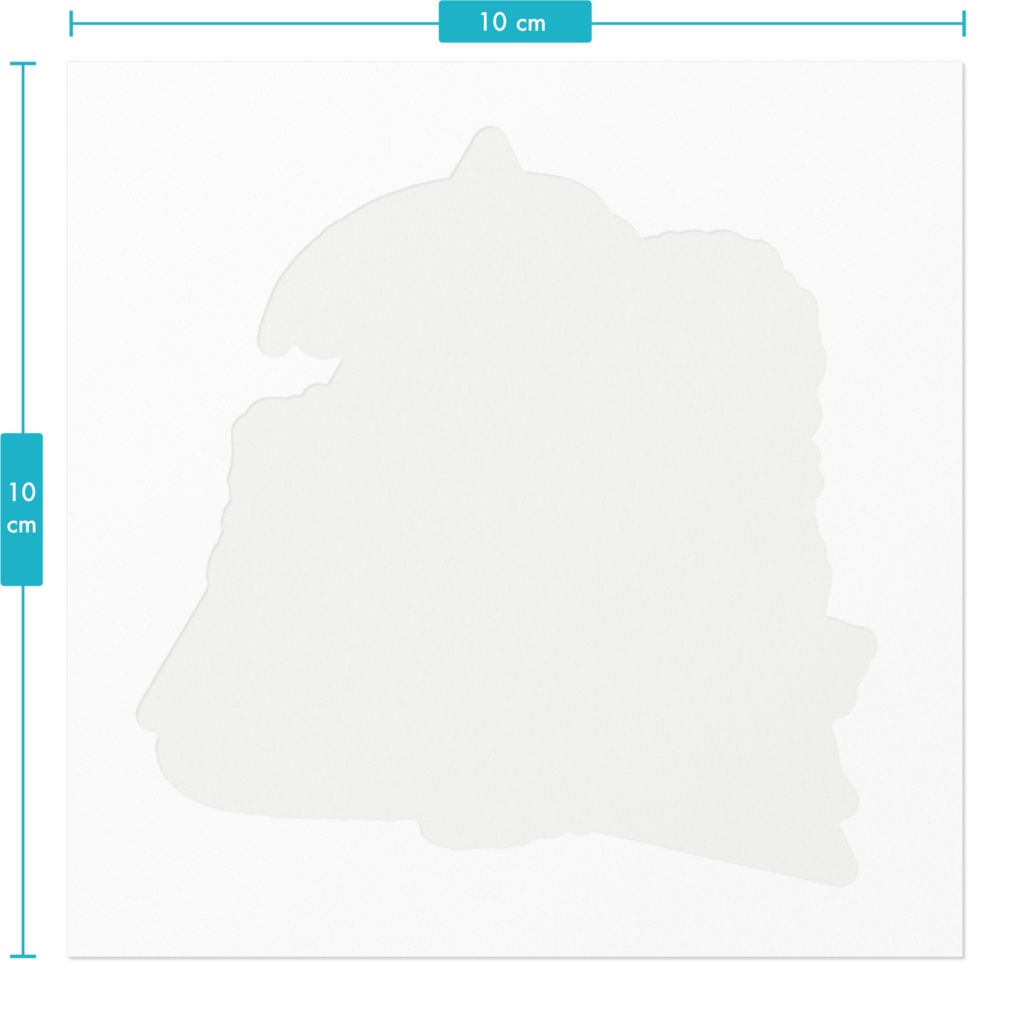 ペンギンと紫陽花ステッカー