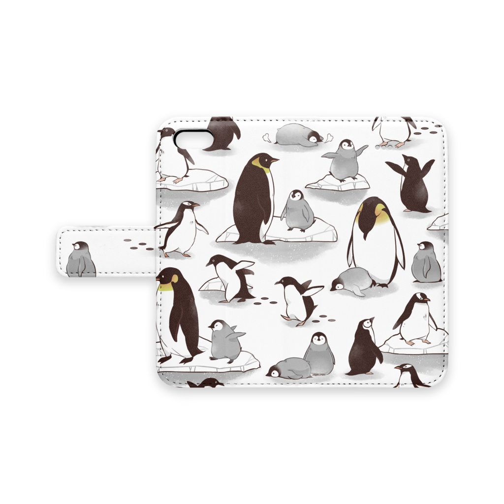 南極のペンギン達のiPhoneケース