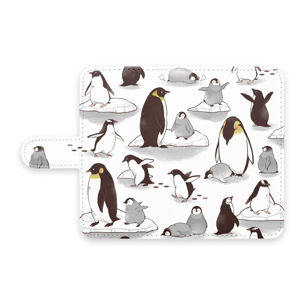 南極のペンギン達のAndroidケース