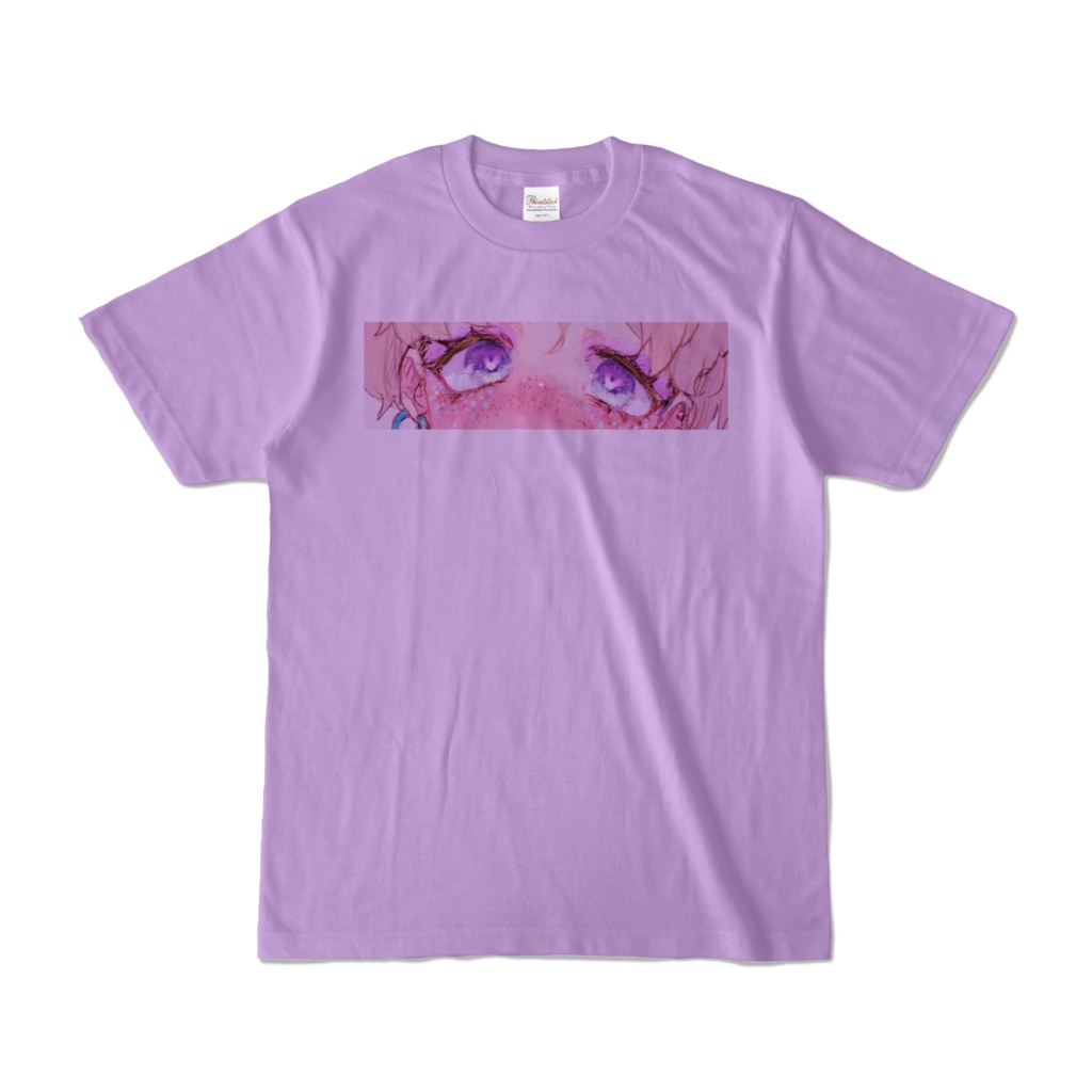おめめぱちぱちTシャツ パープル