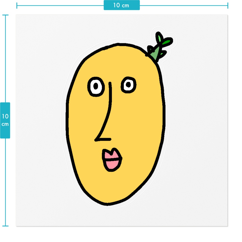 いもたろうステッカー