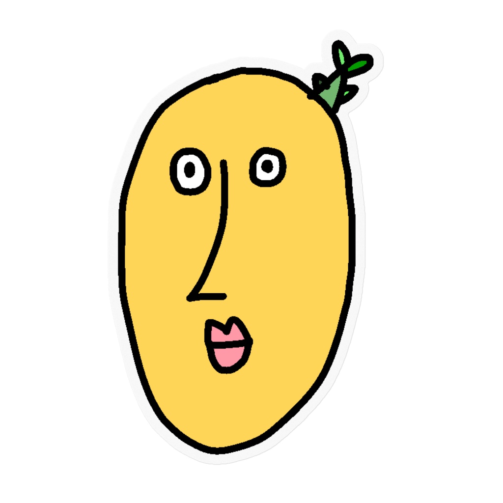 いもたろうステッカー